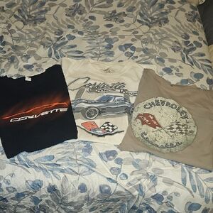Lot Of 3 Corvette Tees